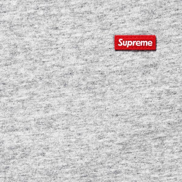 Supreme Small Box Tee - Heather Grey (front)