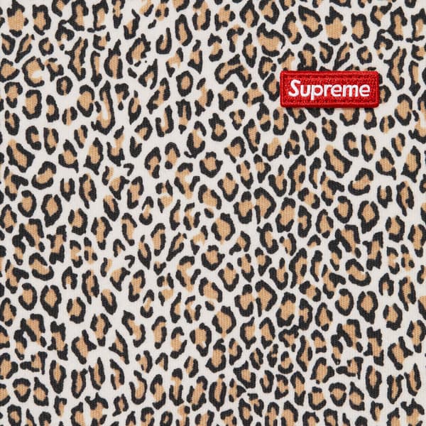 Supreme Small Box Tee - Leopard (front)