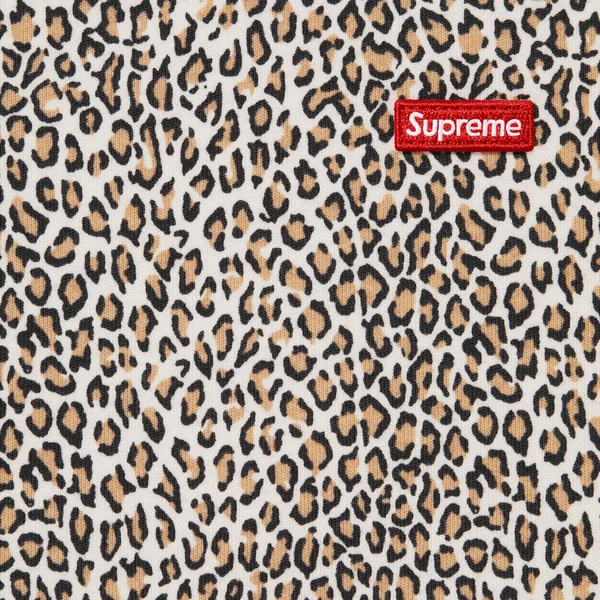 Supreme Small Box Tee - Leopard (front)