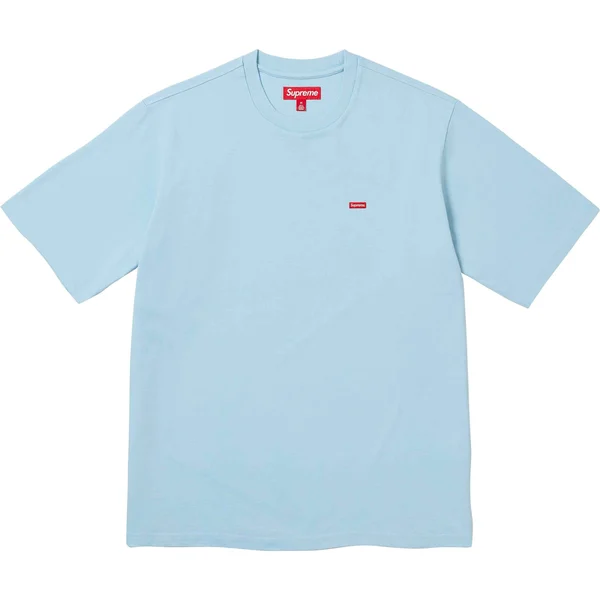 Supreme Small Box Tee - Light Blue (front)