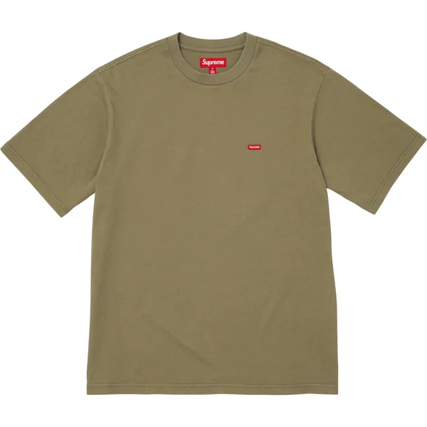 Supreme Small Box Tee - Light Olive (front)