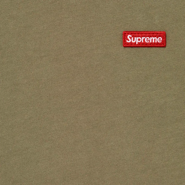 Supreme Small Box Tee - Light Olive (front)