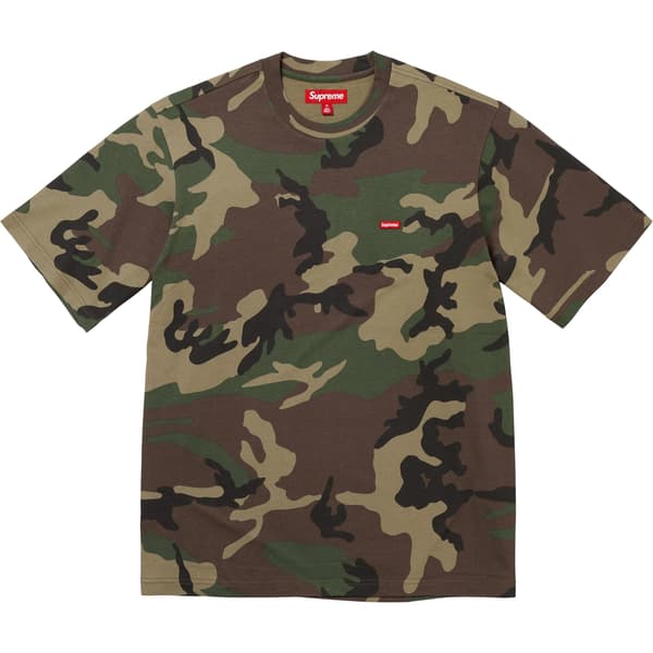 Supreme Small Box Tee - Woodland Camo (front)