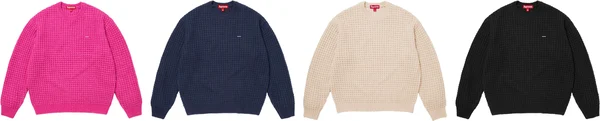 Supreme Small Box Waffle Sweater - Product Image