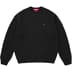 Supreme Small Box Waffle Sweater - Black (front)