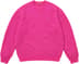 Supreme Small Box Waffle Sweater - Pink (front)