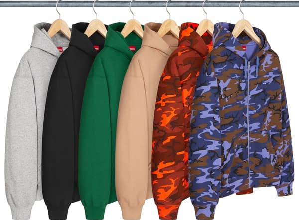 Supreme Small Box Zip Up Hooded Sweatshirt - Product Image