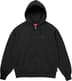 Supreme Small Box Zip Up Hooded Sweatshirt - Black (front)