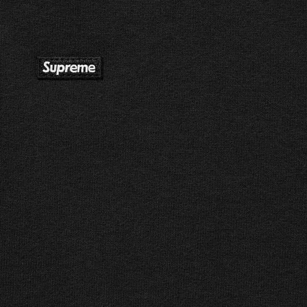 Supreme Small Box Zip Up Hooded Sweatshirt - Black (front)