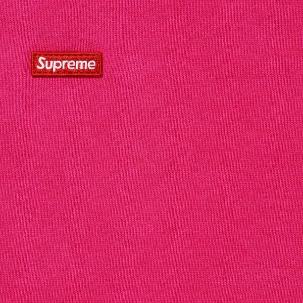 Supreme Small Box Zip Up Hooded Sweatshirt - Fuchsia (front)