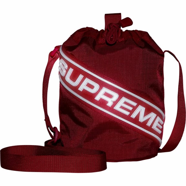 Supreme Small Cinch Pouch - Red (front)