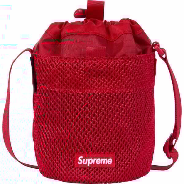 Supreme Small Cinch Pouch - Red (front)