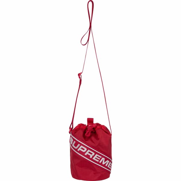 Supreme Small Cinch Pouch - Red (front)