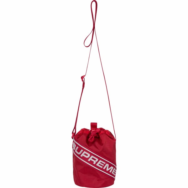 Supreme Small Cinch Pouch - Red (front)