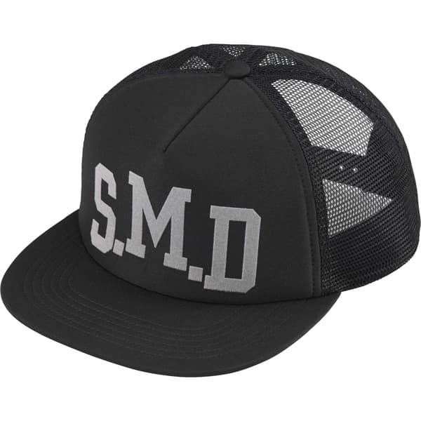 Supreme SMD Mesh Back 5-Panel - Black (front)
