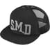 Supreme SMD Mesh Back 5-Panel - Black (front)