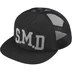 Supreme SMD Mesh Back 5-Panel - Black (front)