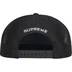 Supreme SMD Mesh Back 5-Panel - Black (front)