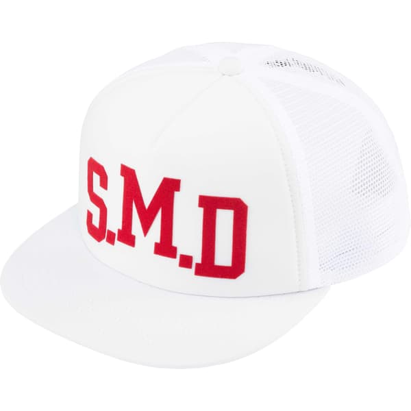 Supreme SMD Mesh Back 5-Panel - White (front)