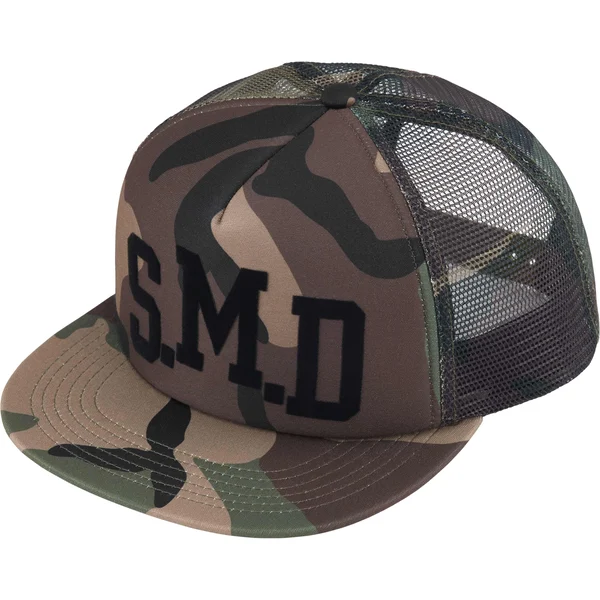 Supreme SMD Mesh Back 5-Panel - Woodland Camo (front)