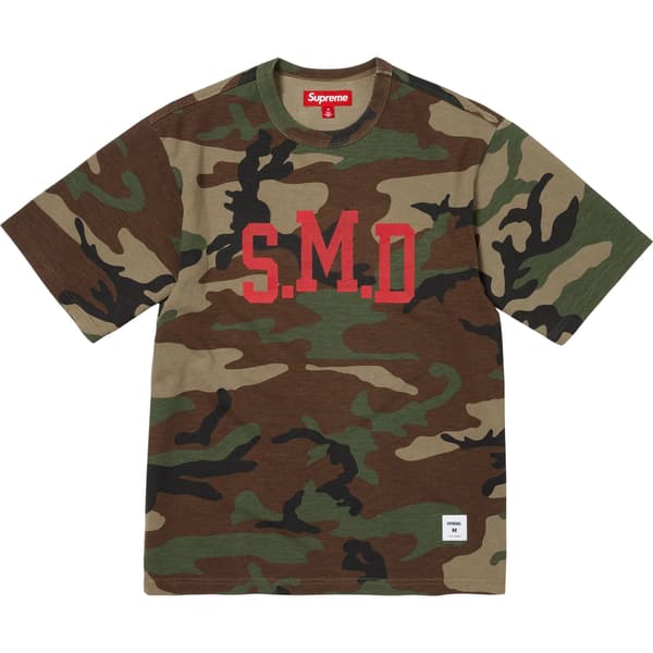 Supreme SMD S/S Top - Woodland Camo (front)
