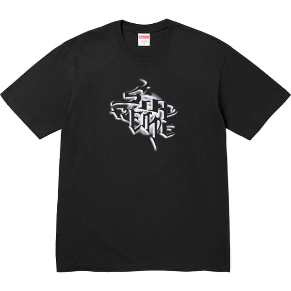 Supreme Smoke Tee - Black (front)