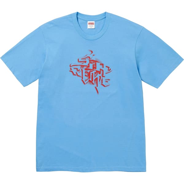 Supreme Smoke Tee - Bright Blue (front)