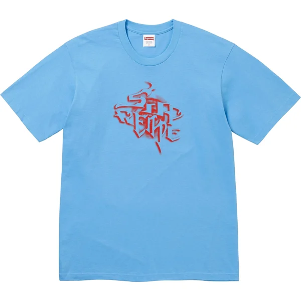 Supreme Smoke Tee - Bright Blue (front)