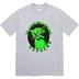 Supreme Smoke Tee - Heather Grey (front)