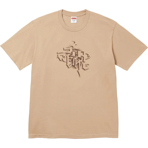 Supreme Smoke Tee - Khaki (front)