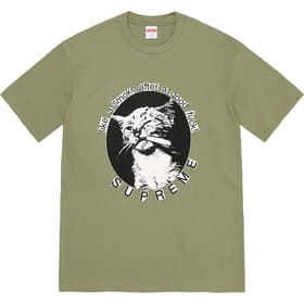 Supreme Smoke Tee Light Olive