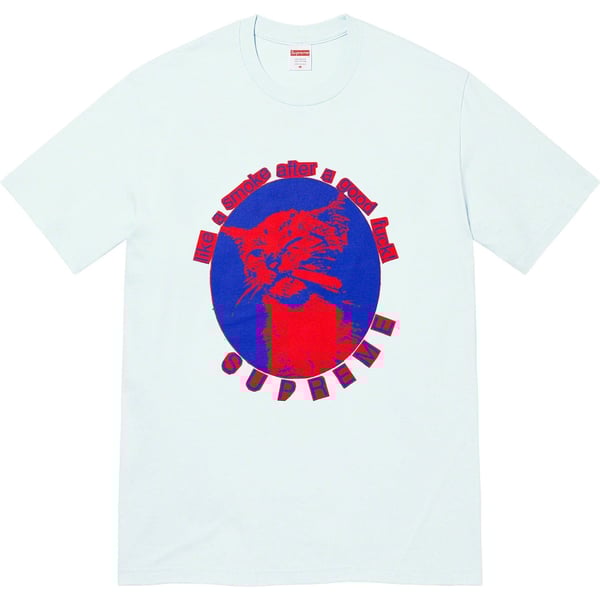 Supreme Smoke Tee - Pale Blue (front)