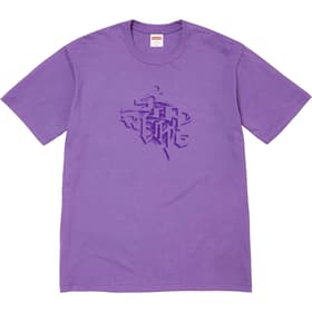 Supreme Smoke Tee Purple