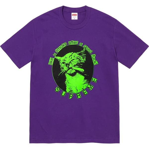 Supreme Smoke Tee - Purple (front)