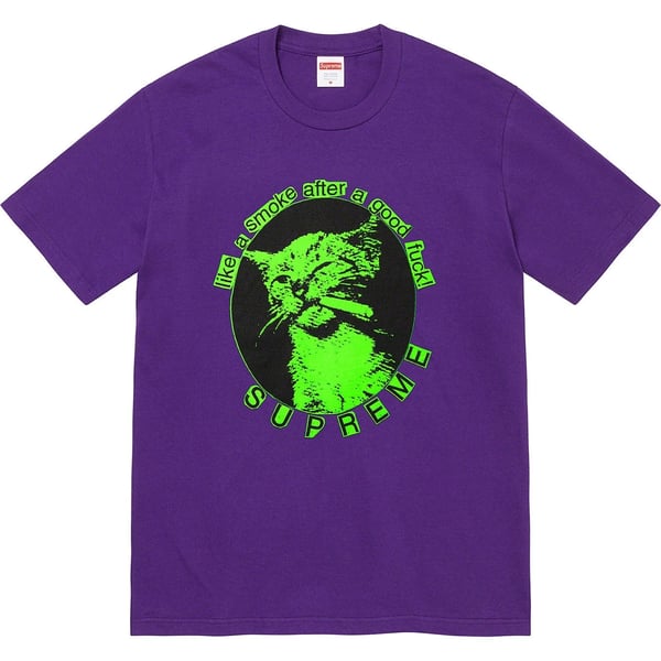 Supreme Smoke Tee - Purple (front)