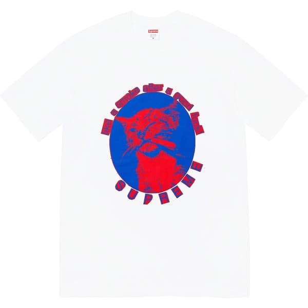 Supreme Smoke Tee - White (front)