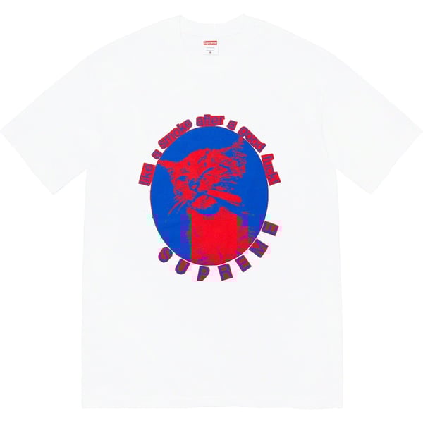 Supreme Smoke Tee - White (front)