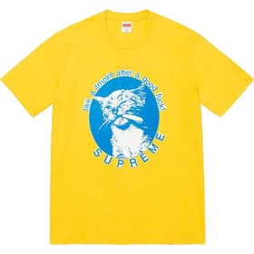 Supreme Smoke Tee Yellow