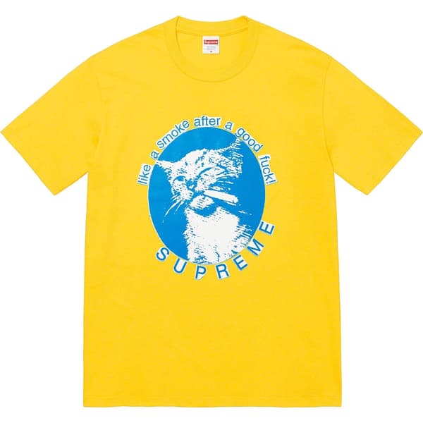 Supreme Smoke Tee - Yellow (front)