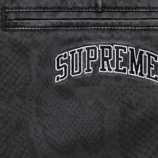 Supreme Snake Print Chino Pant - Charcoal (front)