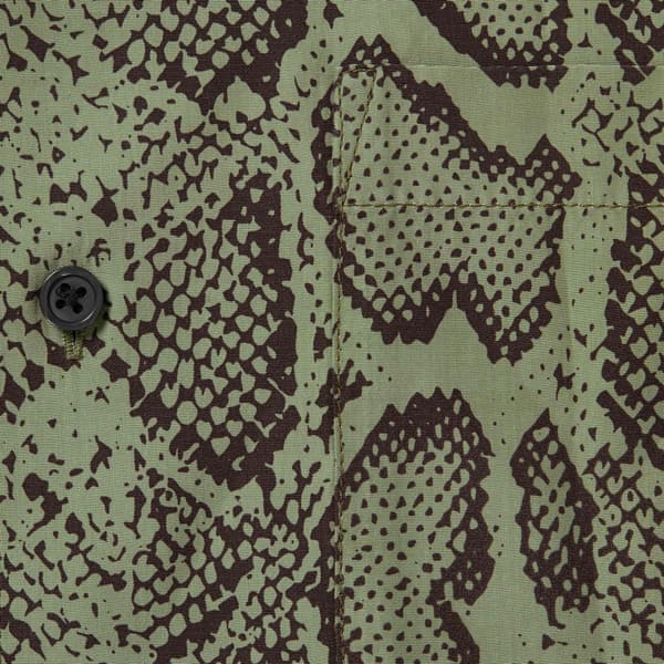 Supreme Snake S/S Shirt - Olive (front)