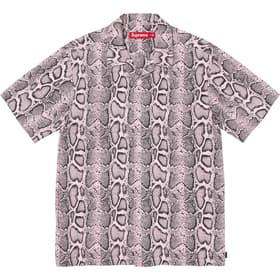 Supreme Snake S/S Shirt Pink