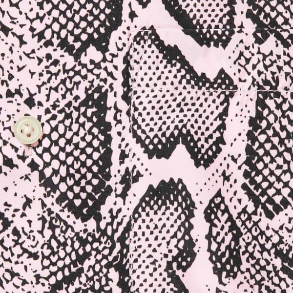 Supreme Snake S/S Shirt - Pink (front)