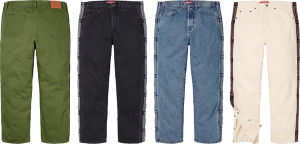 Supreme Snap-Off Baggy Jean - Product Image
