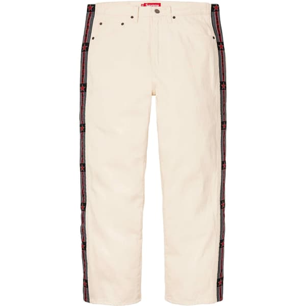 Supreme Snap-Off Baggy Jean - Natural (front)