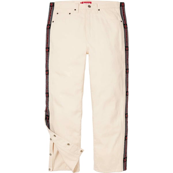 Supreme Snap-Off Baggy Jean - Natural (front)