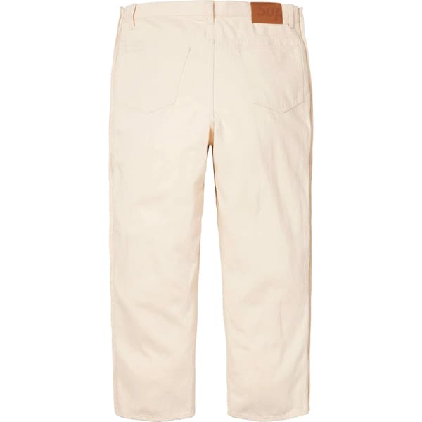 Supreme Snap-Off Baggy Jean - Natural (front)