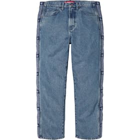 Supreme Snap-Off Baggy Jean Washed Blue