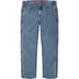 Supreme Snap-Off Baggy Jean - Washed Blue (front)