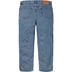 Supreme Snap-Off Baggy Jean - Washed Blue (front)